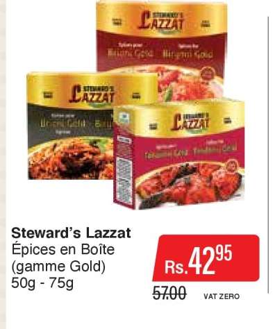 Steward’s Lazzat