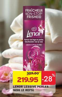 LENOR LESSIVE PERLES