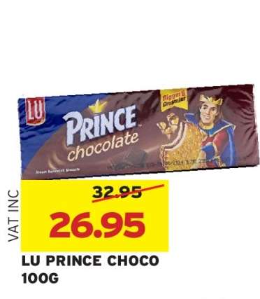 LU PRINCE CHOCO 100G