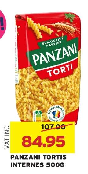 PANZANI TORTIS INTERNES 500G