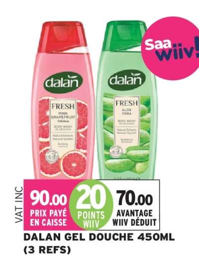 DALAN GEL DOUCHE 450ML (3 REFS)