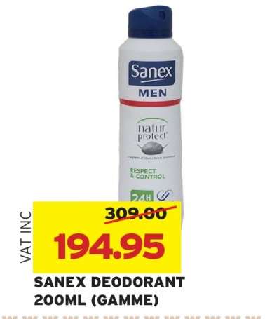 SANEX DEODORANT 200ML (GAMME)