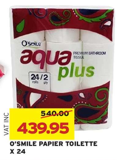 O'SMILE PAPIER TOILETTE X 24