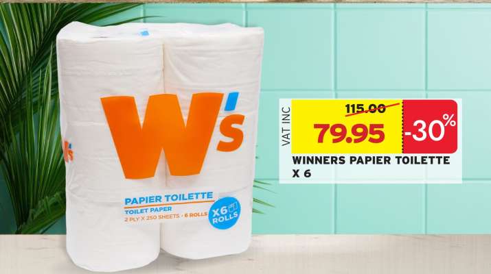 WINNERS PAPIER TOILETTE X 6