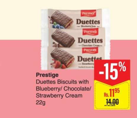 Prestige Duettes Biscuits