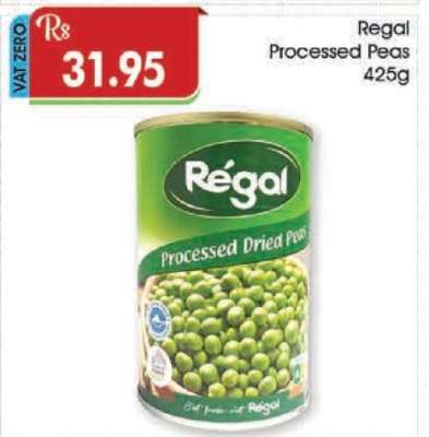 REGAL PROCESSED PEAS 425G