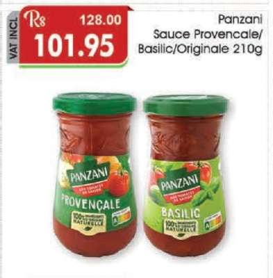 Panzani Sauce Provencale/Basilic/Originale 210g