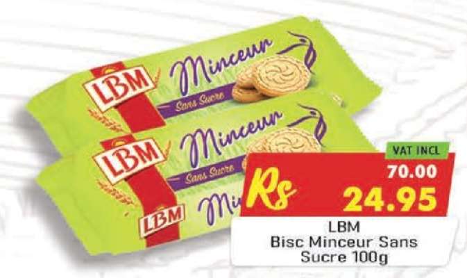 LBM Bisc Minceur Sans Sucre 100g