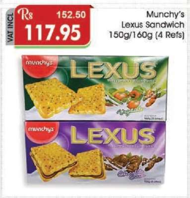 Munchy's Lexus Sandwich