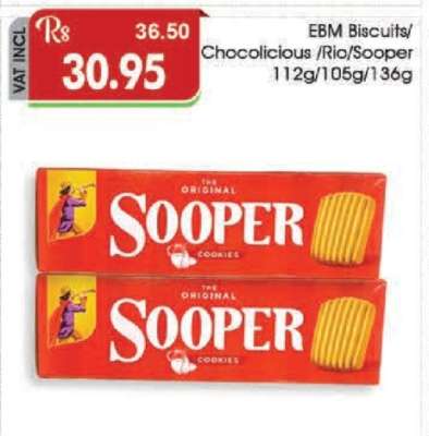 EBM Biscuits/Chocolicious/Rio/Sooper