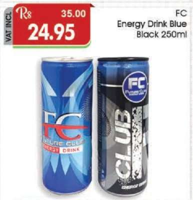 FC Energy Drink Blue Black 250ml