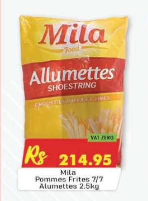 Mila Pommes Frites 7/7 Allumettes 2.5kg