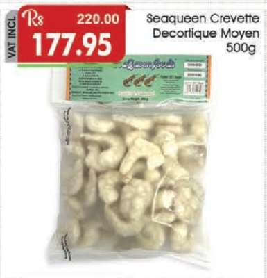 Seaqueen Crevette Decortique Moyen 500g