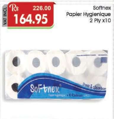 Softnex Papier Hygienique 2 Ply x10