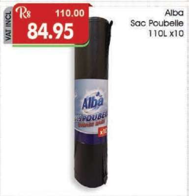 Alba Sac Poubelle 110L x10
