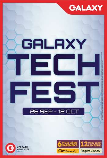Catalogue Galaxy - 26/09/2025 - 12/10/2025.