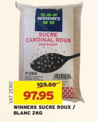 WINNERS SUCRE ROUX/BLANC 2KG