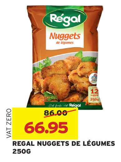 REGAL NUGGETS DE LEGUMES 250G