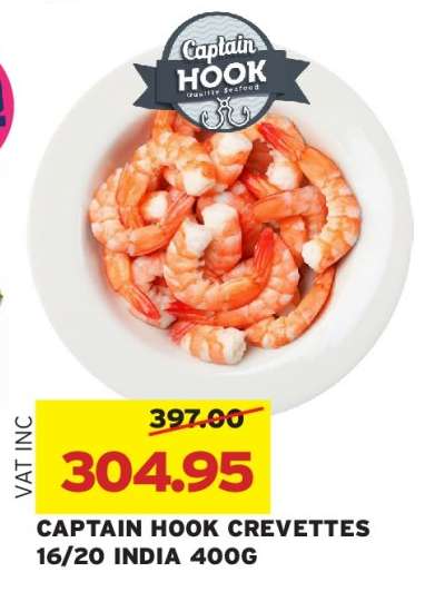 CAPTAIN HOOK CREVETTES