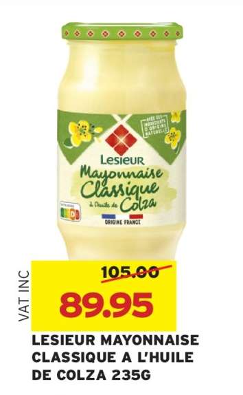 Lesieur Mayonnaise Classique A L'huile De Colza 235g