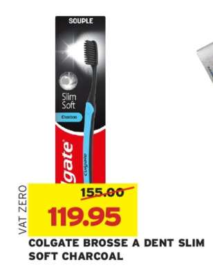 COLGATE BROSSE A DENT SLIM SOFT CHARCOAL