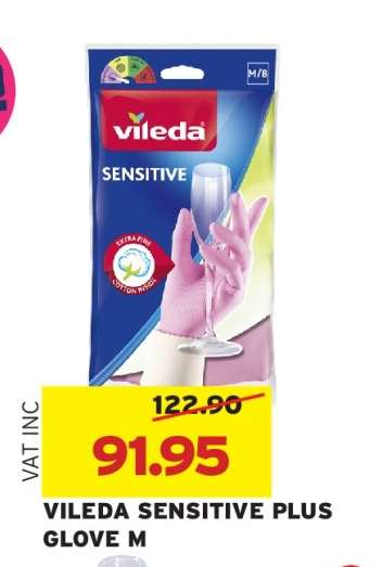 VILEDA SENSITIVE PLUS GLOVE M