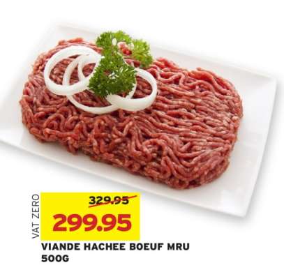 VIANDE HACHEE BOEUF MRU 500G
