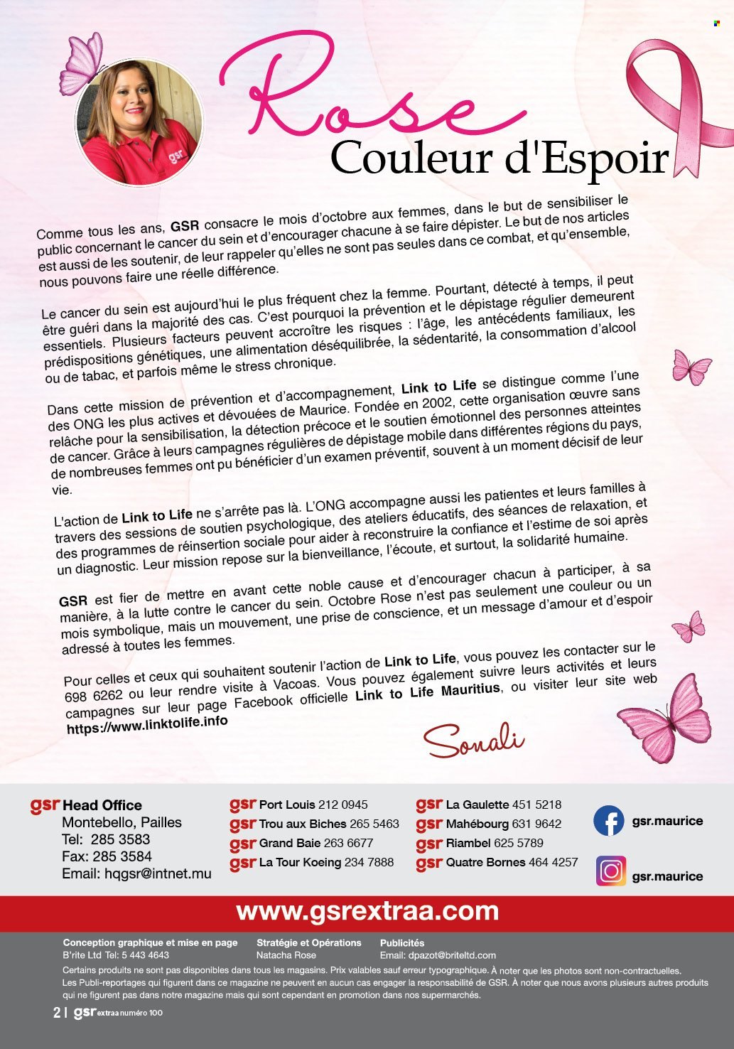 Catalogue GSR - 17/10/2025 - 12/11/2025. Page 2