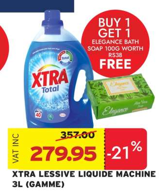XTRA LESSIVE LIQUIDE MACHINE 3L (GAMME)