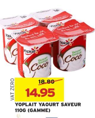 YOPLAIT YAOURT SAVEUR 110G (GAMME)
