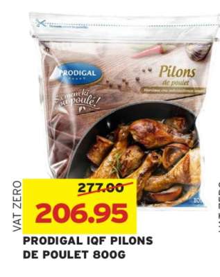 PRODIGAL IQF PILONS DE POULET 800G