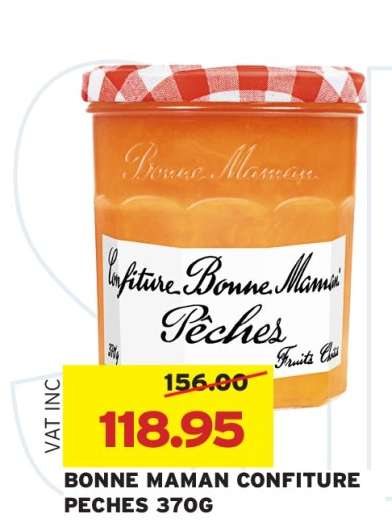 BONNE MAMAN CONFITURE PECHES 370G