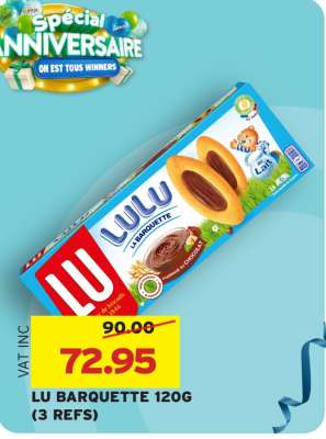 LU BARQUETTE 120G