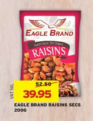 EAGLE BRAND RAISINS SECS