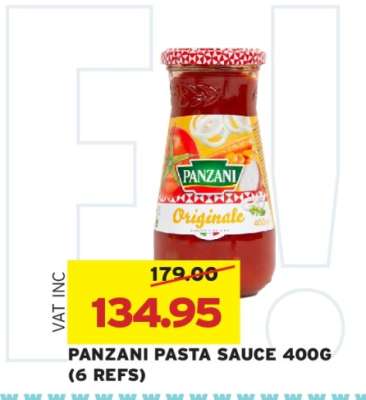 Panzani Pasta Sauce 400g