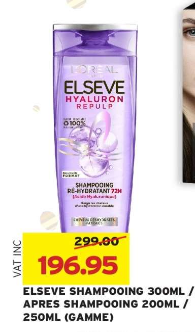 ELSEVE SHAMPOOING 300ML / APRES SHAMPOOING 200ML / 250ML (GAMME)