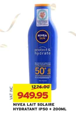 NIVEA LAIT SOLAIRE HYDRATANT IP50+ 200ML