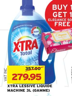 XTRA LESSIVE LIQUIDE MACHINE 3L (GAMME)