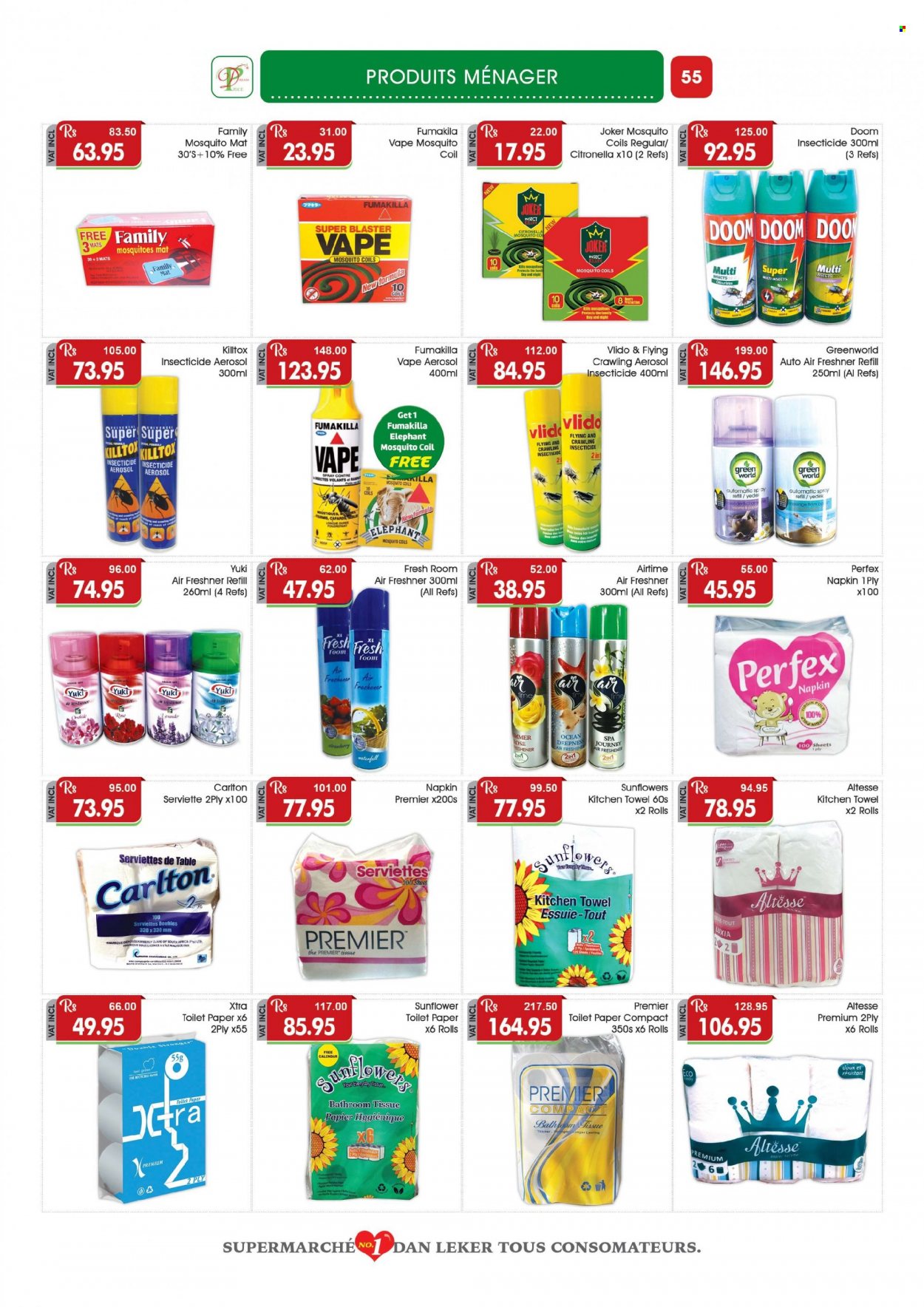 thumbnail - <magasin> - <du DD/MM/YYYY au DD/MM/YYYY> - Produits soldés - ,<products from flyers>. Page 55.