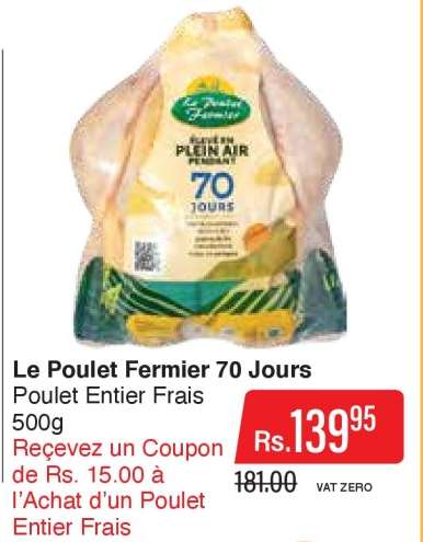 Le Poulet Fermier 70 jours