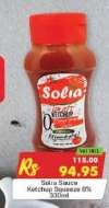 Solia Sauce Ketchup Squeeze 0%