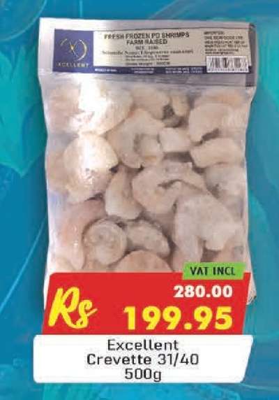 Excellent Crevette 31/40 500g