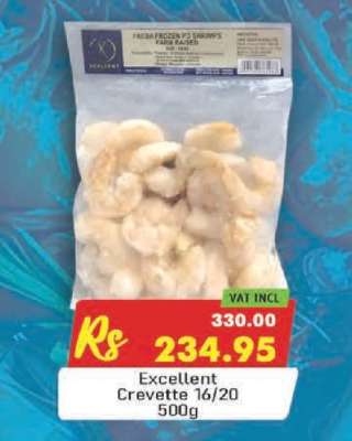 Excellent Crevette 16/20 500g