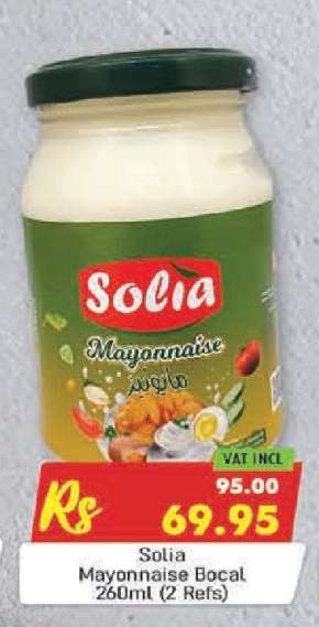 Solia Mayonnaise Bocal