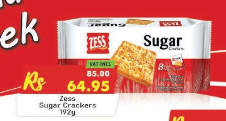 Zess Sugar Crackers 192g