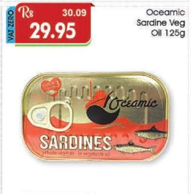 Oceanic Sardine Veg Oil 125g