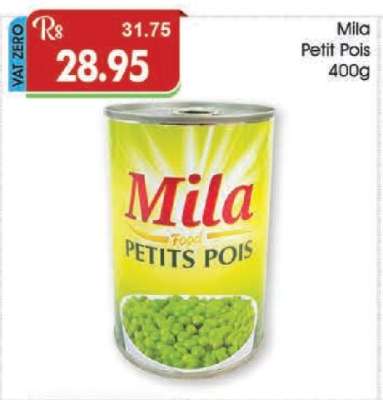 Mila Petit Pois 400g