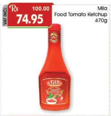 Mila Food Tomato Ketchup 470g