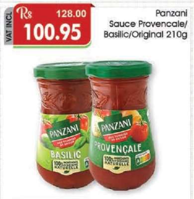 Panzani Sauce Provencale/Basilic/Original 210g