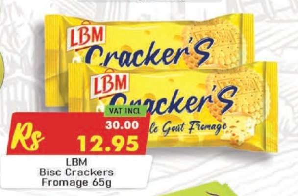 LBM Bisc Crackers Fromage 65g